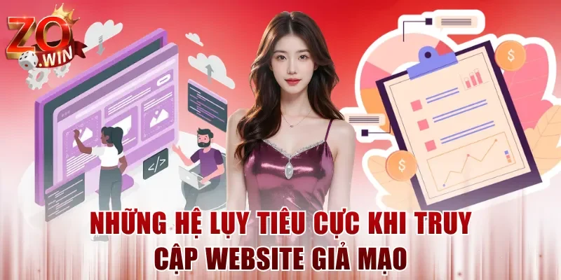 Những hệ lụy tiêu cực khi truy cập website giả mạo