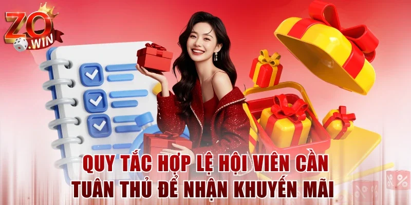 Quy tắc hợp lệ hội viên cần tuân thủ để nhận khuyến mãi 